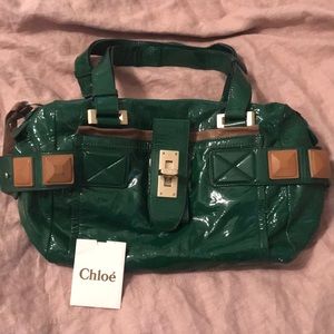 ❤️Authentic❤️ Chloe Audra patent leather bag